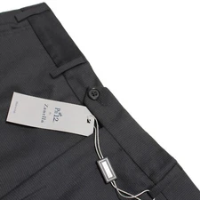 Zanella NWT Dress Pants Size 33 In Tonal Gray Small Pattern Wool Pn12