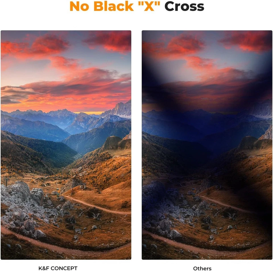 K&F Concept 2 in 1 True Color Variable Fader ND2-32 ND Filter & CPL Lens Filter - Image 4 of 4