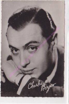 CPSM RPPC STAR CHARLES BOYER FOTO Edt E.P.C.15