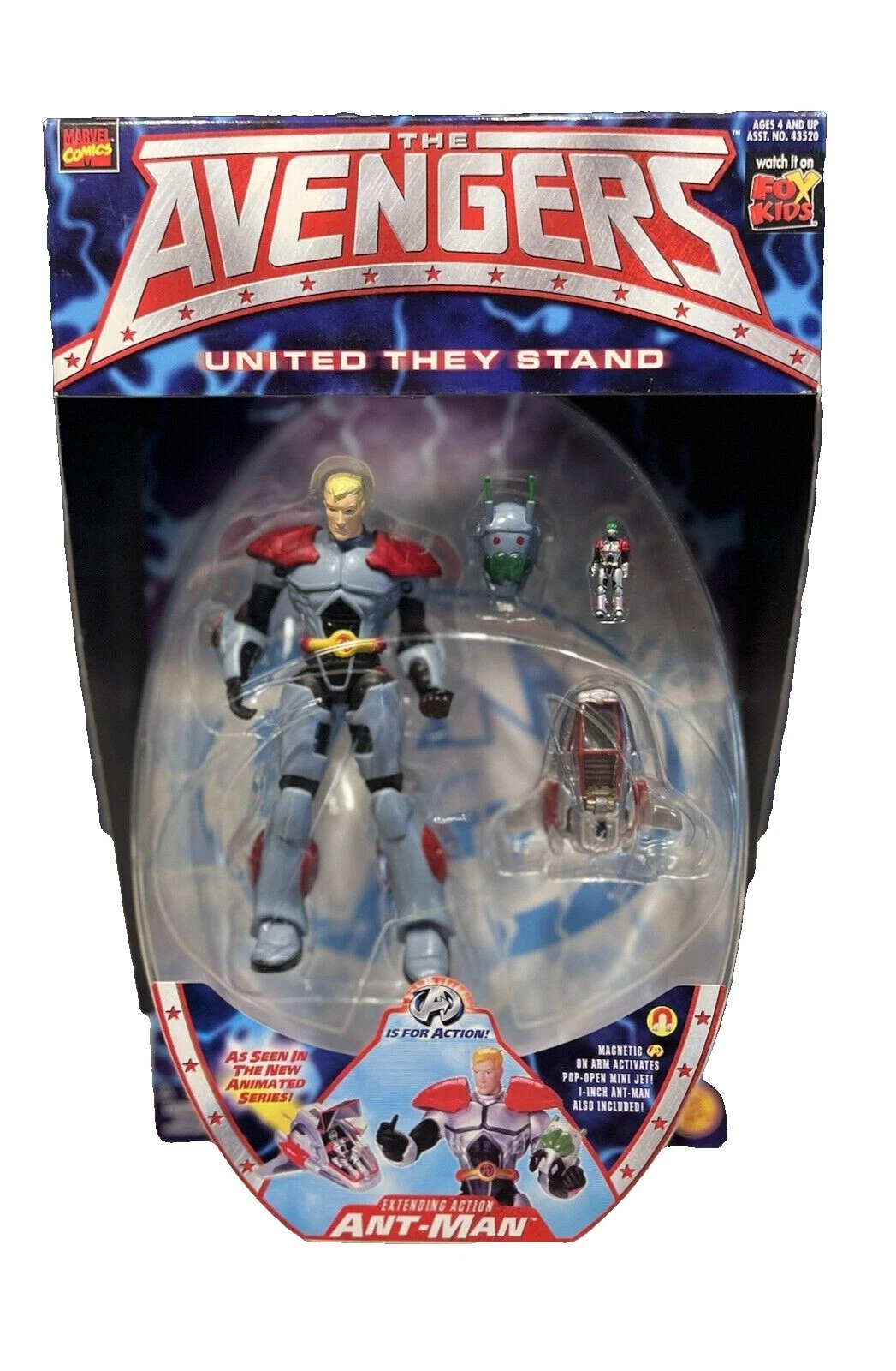 Figura de acción ToyBiz Ant-Man Accesorios