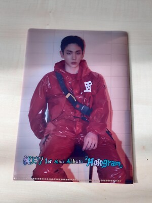 SHINee KEY - Hologram Mini Folder Clear File Official Merch [K-Pop, SM] NEUWERTI
