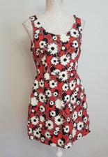 Womens Zara Trafaluc Floral Crossback Dress Size L