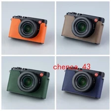 1PC Leather Half Case for Leica D-LUX8 DLUX8 Metal Insert Camera Cover Handmade
