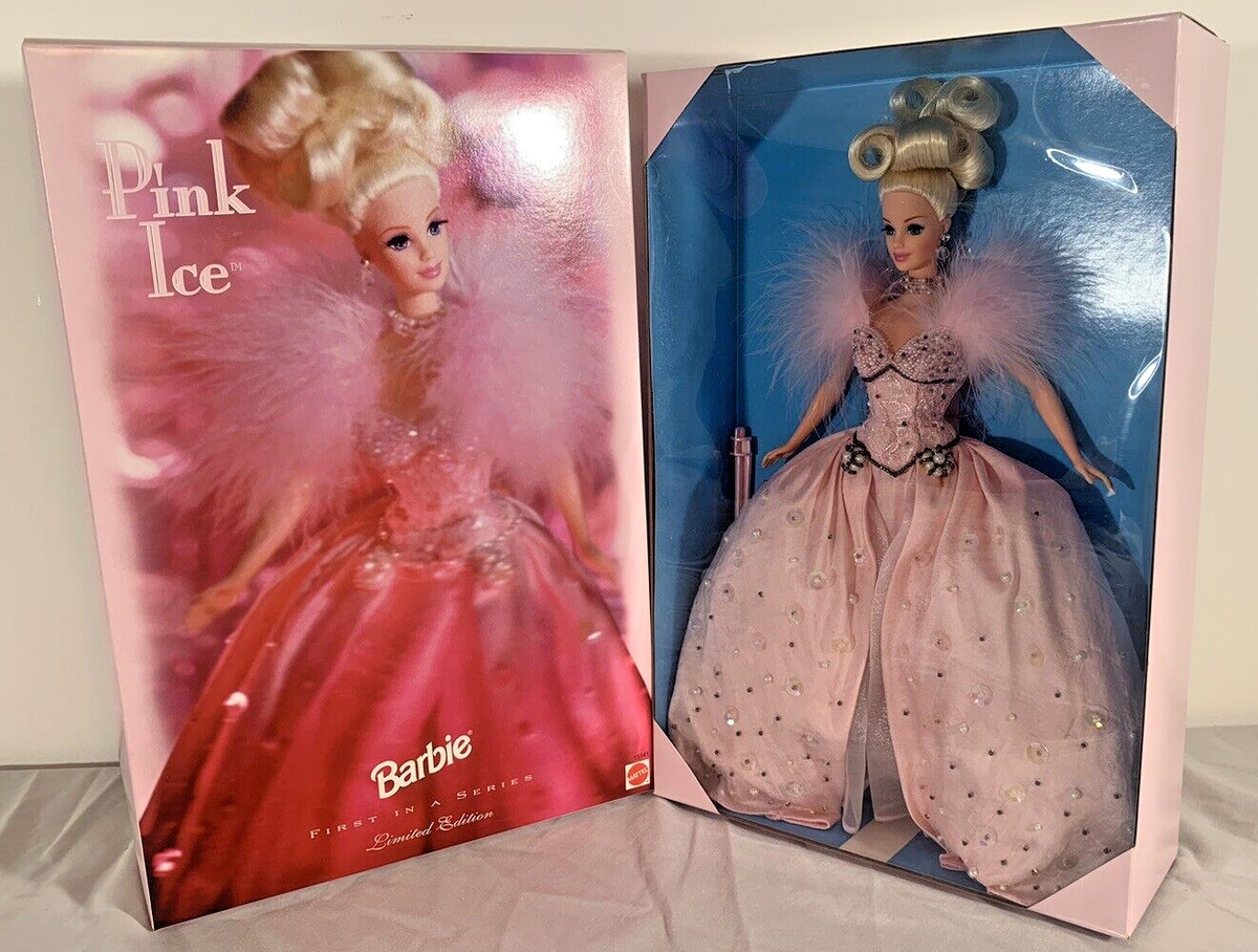 1996 Mattel 15141 BARBIE Doll PINK ICE First in a Series Limited