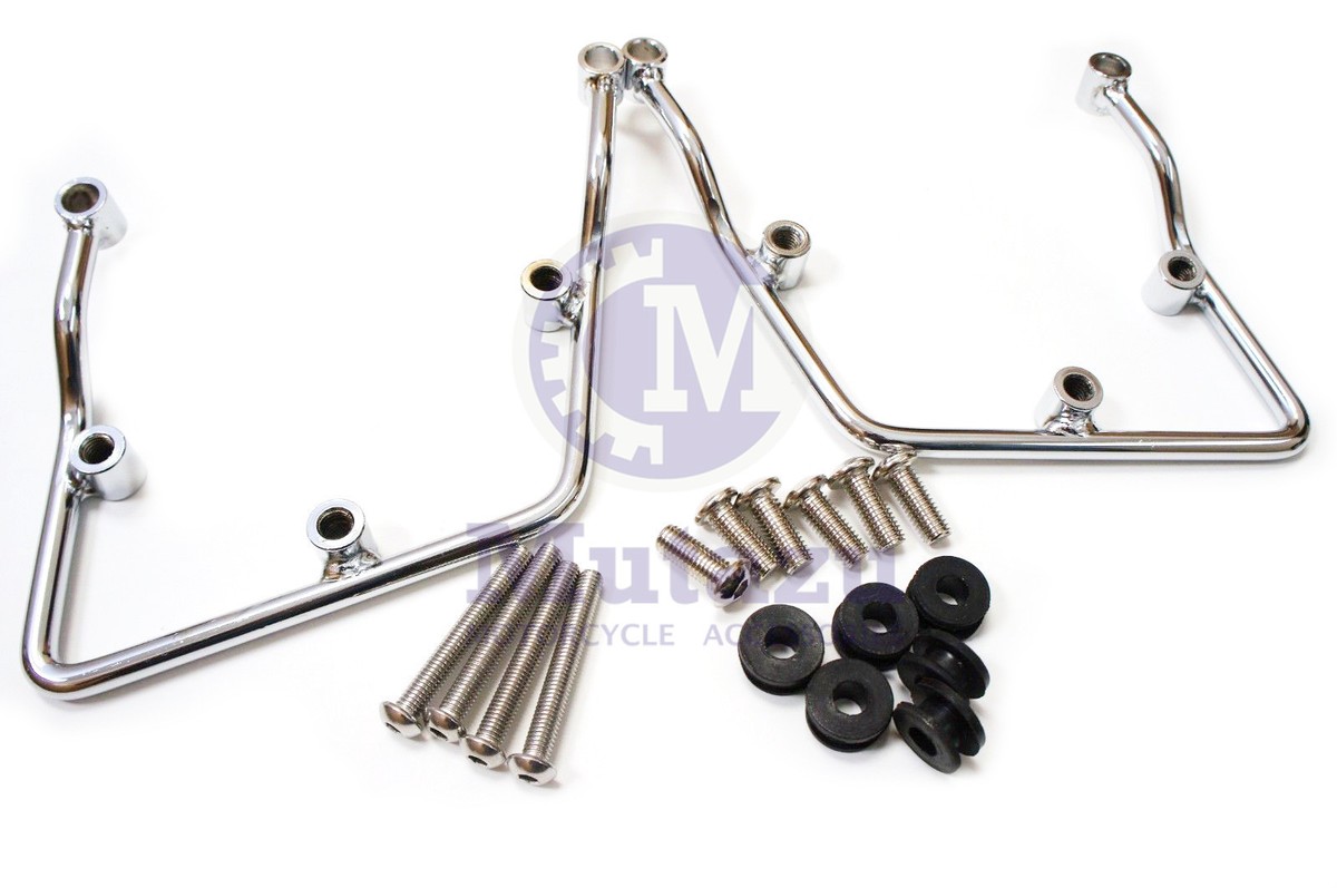 Mutazu Universal Rigid Motorcycle Hard Saddlebag Mounting Support