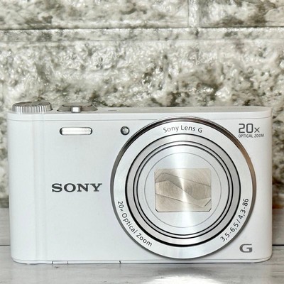 Sony Cyber-shot DSC-WX300 18.2MP Digital Camera - White for sale 