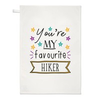 You're Mein Favorit Hiker Stars Geschirrtuch Camper Hiking Worlds Best Birthday