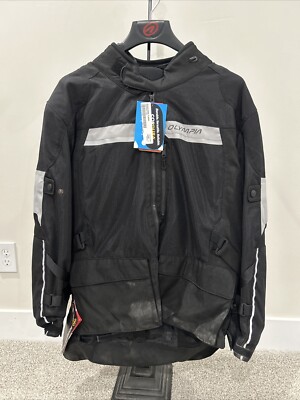 Olympia Dakar 3 Jacket Black/Silver 2XL