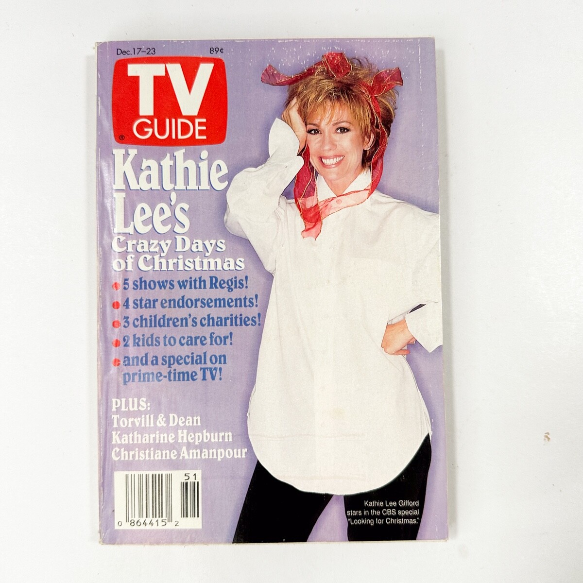 TV Guide Magazine December 17 1994 Kathie Lee Gifford