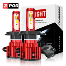 Fit Honda CR-V 1997 1998 1999 2000 2001 - 2X LED Headlight Bulbs Hi Lo Beam