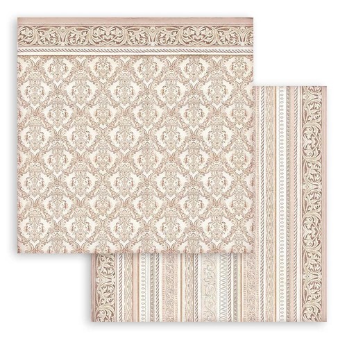 Stamperia YOU AND ME - BACKGROUNDS - 12" X 12" Double Sided Paper - 10 SHEETS - Picture 9 of 12
