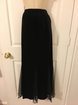 open lace back dress Black Velvet Midi Prom Dresses With Crystal – TANYA BRIDAL main image 0