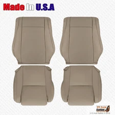 2007-2013 For Toyota Tundra Sequoia Genuine Leather Replacement Seat Covers Tan