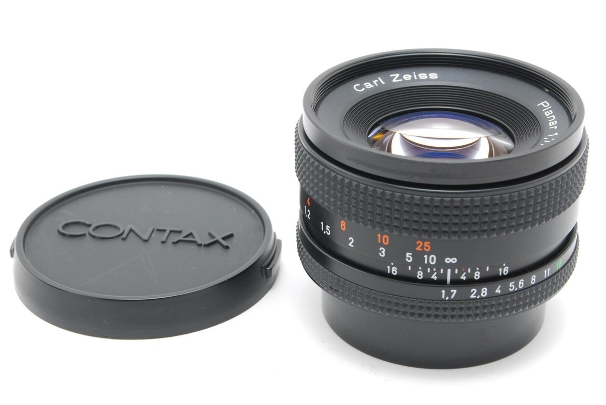 Near MINT】Contax Carl Zeiss Planar T* 50mm f/1.7 MMJ Lens Near MINT】Contax Carl Zeiss Planar T* 50mm f/1.7 MMJ Lens