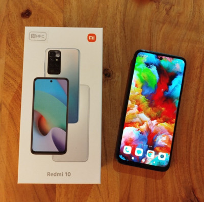 Xiaomi Redmi Note 10 - Smartphone 4GB RAM, 64GB Speicher, 50MP Kamera, Android