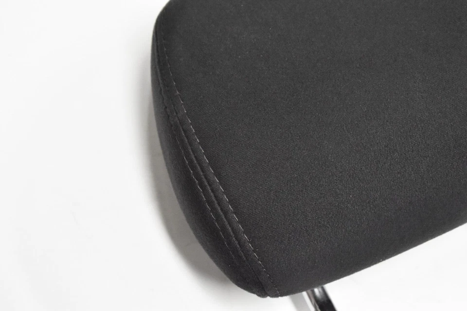 Dodge Caliber 2010-2012 conjunto de reposacabezas activo de tela negra delantero conjunto de pares OEM Foto 3 de 4