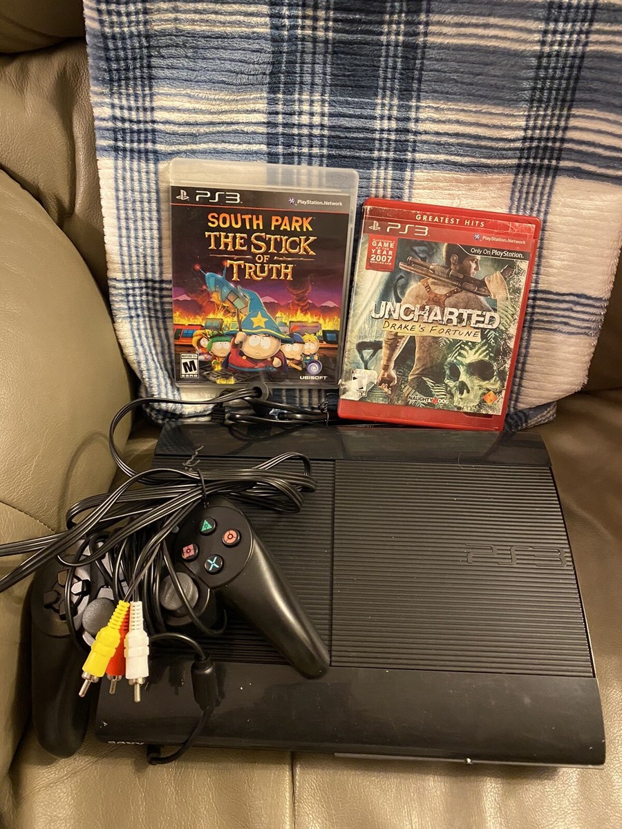 PlayStation 3 PS3 Super Slim System (250GB) w/controller Tested