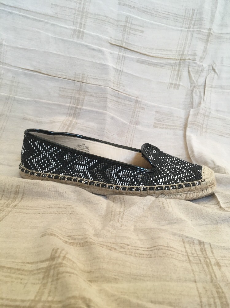 Nine West Black And White Espadrille, Espadrille, Espadrille, Women’s shoes, Size 7M f93f89 Nine West Black And White Espadrille, Espadrille, Espadrille, Women’s shoes, Size 7M f93f89