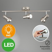 Led Deckenspot Deckenlampe Strahler Flur Leuchte Schwenkbar 3-Flammig Wohnzimmer