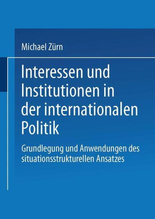 Thumbnail - Michael Zürn | Interessen Und Institutionen In Der Internationalen