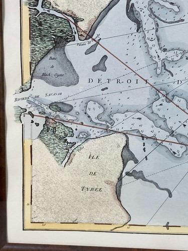 Plan de Port Royal Map 1778 Reproduction Print Troy Livres Framed & Matted - Picture 5 of 12