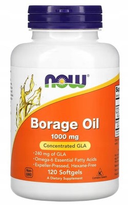 BORAGE OIL 1000 mg 120 k BORFSAMENÖL