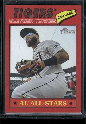 2026 Topps Heritage #243 Gleyber Torres Red