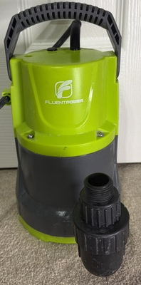 #ad FLUENTPOWER 3 4HP 3500GPH Submersible Sump Utility Water Pump Manual Control $35.99