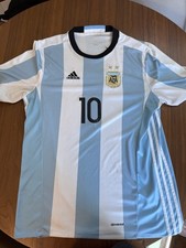 2016 Argentina Home Jersey #10 Messi Large ADIDAS Copa America