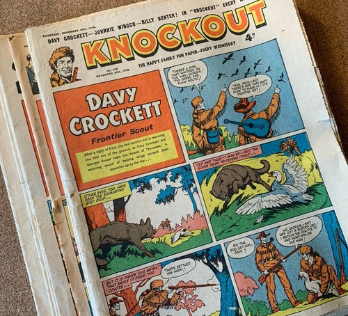 Knockout Comic Lot 14 Fair bis Good Cond. 1956 bis 1959 Billy Bunter, Western