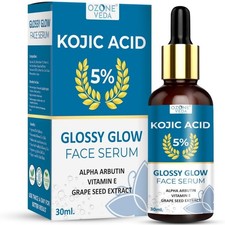 5 KOJIC ACID Skin Lightening Brightening Serum 30ML
