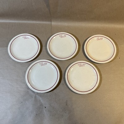Set Of 5 Vintage Violet Hill Cafe Plates Iroquois China INV-B4C16