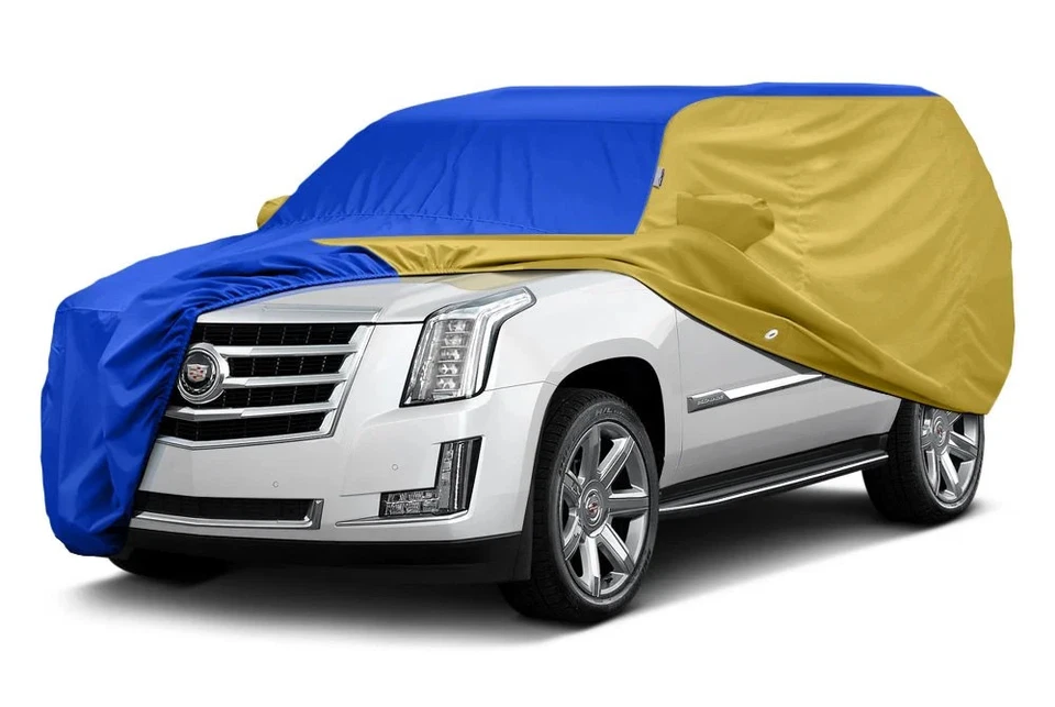 For Honda Pilot 23-25 Car Cover WeatherShield HP Two-Tone Bright Blue Custom Car Foto 2 de 4