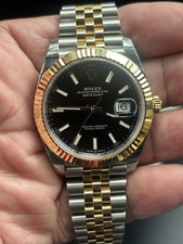 Rolex Datejust 41mm Black Dial 18kt Yellow Gold & Stainless Steel 126333