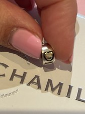 Chamilia Genuine Gold Heart Silver & 14ct Gold Lock (MC-4) 925