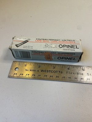 Vintage Opinel No 8 INOX Stainless Folding Knife France Original Box