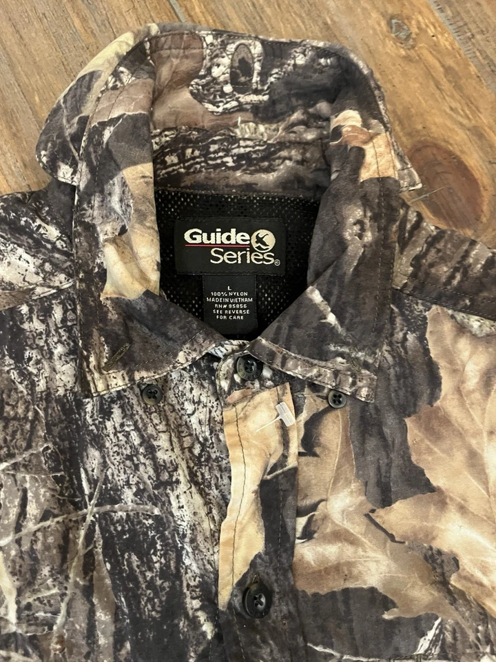 Scent Blocker Camo Shirt Men's Size Large Recon Realtree Xtra Hunting Vented - Image 3 of 4