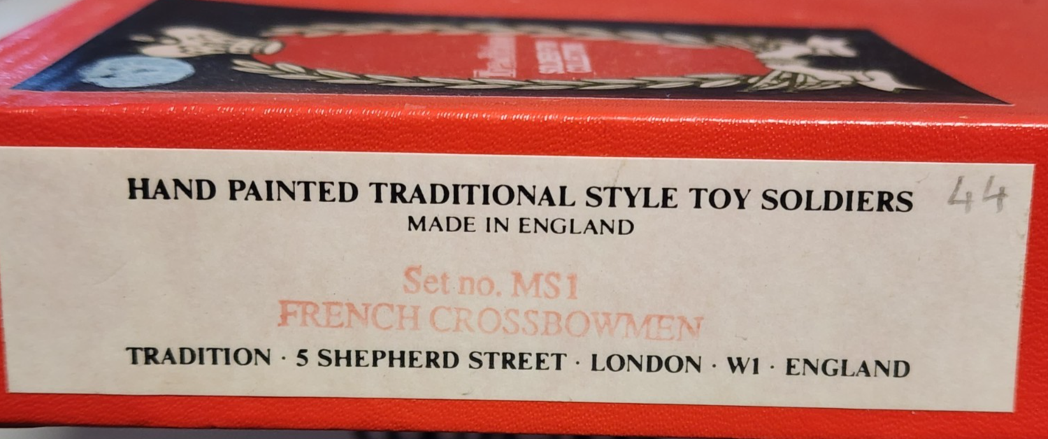 TRADITION OF LONDON LIMITED EDITION FRENCH CROSSOWMEN MS1 SOLDIERS ...
