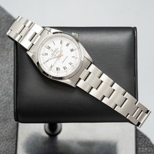 Rolex Oyster Perpetual Air-King WHITE Roman OYSTER 34mm 14000M Watch 8