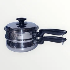 PERMANENT STAINLESS STEEL WATERLESS MULTICORE COOKWARE STEAMER SAUCEPAN
