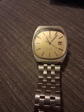 OMEGA de Ville Quartz Watch Stainless Steel Needs New Battery Good Condition