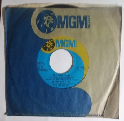 SAMMY DAVIS, JR. 45 THE CANDY MAN B/W I WANT TO BE HAPPY EX MGM K14320