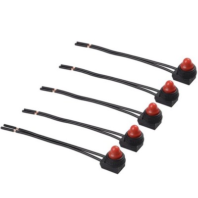 5Pack RV Push Button Switch 12V Mini Waterproof On-Off Light Switches for LED...