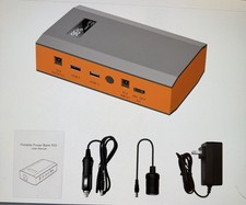 Portable Power Bank with AC Outlet 65W 23400mAh Outdoor Laptop Charger