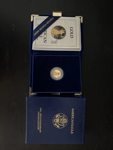 1989 P Gold $5 American Eagle Proof Coin 1/10 Oz Gold Bullion.