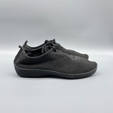 Arcopedico Shoes Womens 8.5 Black Knit Comfort Lightweight Walking Sneakers