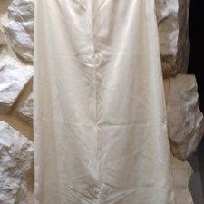 Wonder Maid Half Slip Small Beige Antron Nylon Non Cling Lace Trim Vintage 4908