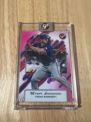 2025 Topps Pristine Wyatt Langford Pink Refractor 4/15 #222
