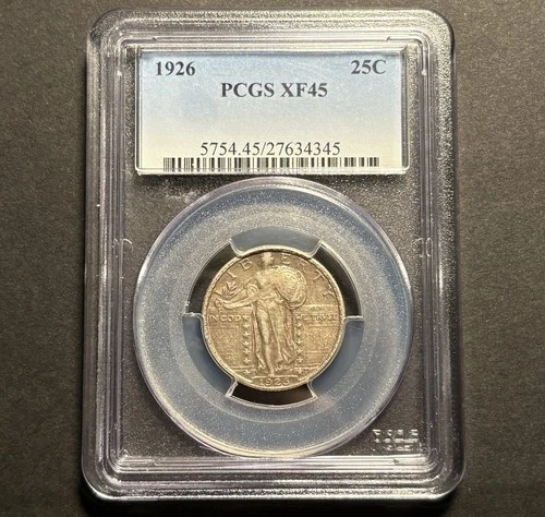 1926 Standing Liberty Quarter — PCGS XF45 🔥 Nice Choice Grade Example