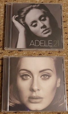 ADELE - 21 and  25  - Bundle of 2 CD albums NM condition 